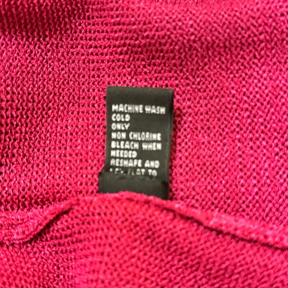 Magenta Knit Sweater with Bow Detail - Picture 5 of 5